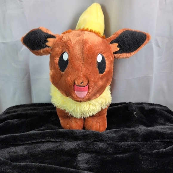Build-A-Bear Eevee Brown and Yellow Stuffed Animal. - Picture 2 of 11
